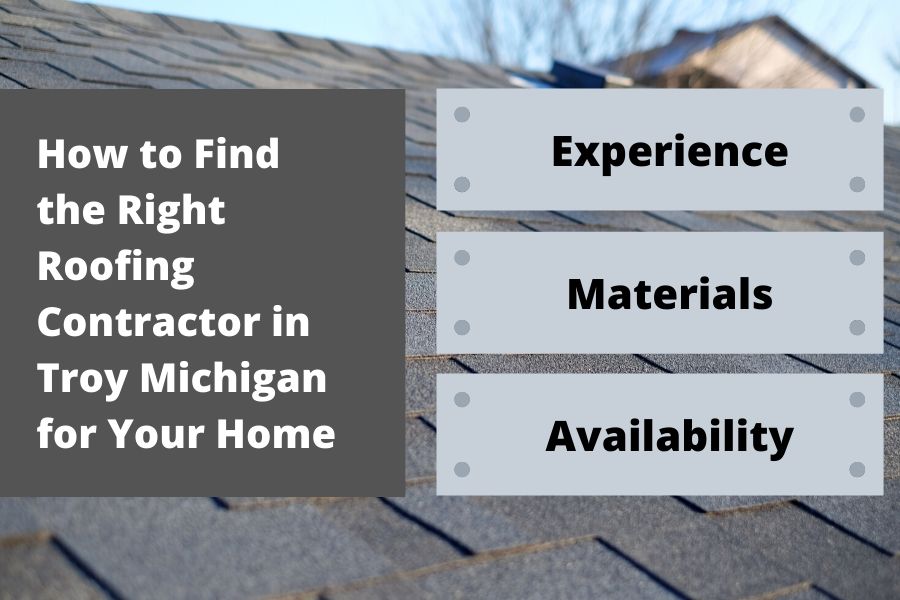 How to Find the Right Roofing Contractor in Troy Michigan for Your Home
